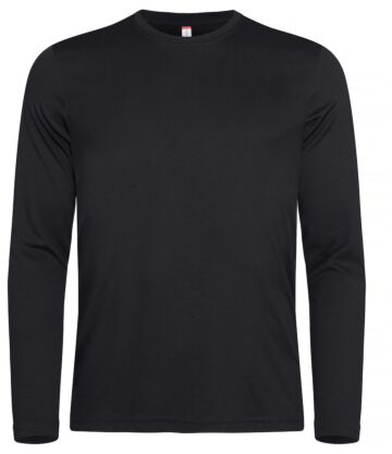 Clique Basic Active-T Ls Heren Zwart