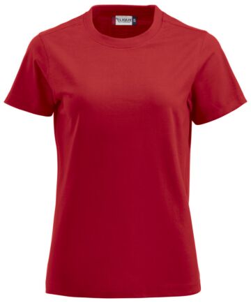 Clique Premium-T Ladies Rood