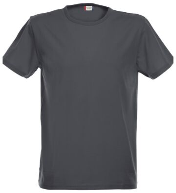 Clique Strecht-T T-Shirt Antraciet Melange