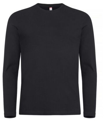 Clique Premium Fashion-T Lm Zwart