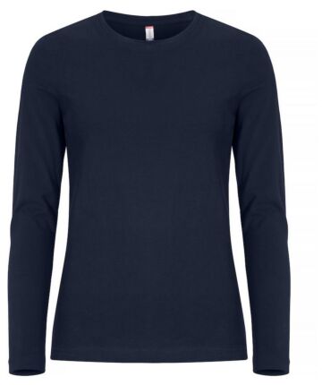 Clique Premium Fashion-T Lm Ladies Donker Marineblauw