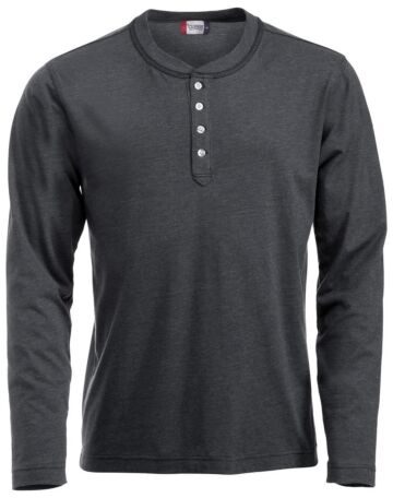 Clique Orlando hr T-shirt Antraciet Melange