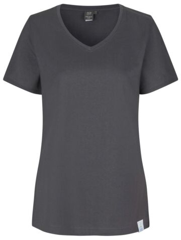 Pro Wear by Id 0373 CARE T-shirt v-hals dames Silver grey