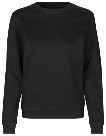 Pro Wear by Id 0683 Sweatshirt biologisch katoen dames Zwart