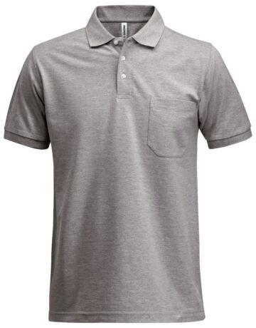 Fristads Acode heavy poloshirt 1721 PIQ Lichtgrijs