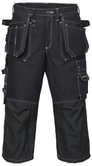 Fristads 3/4 broek 283 FAS Zwart