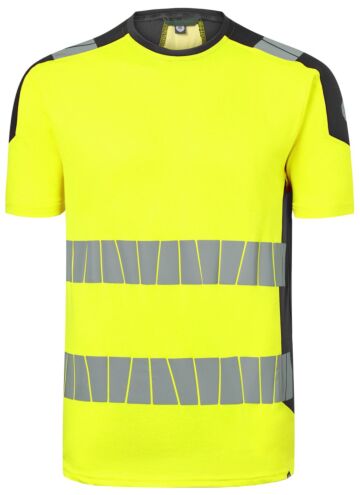 HAVEP 10078 T-Shirt High Visibility+ Fluo Geel/Charcoal