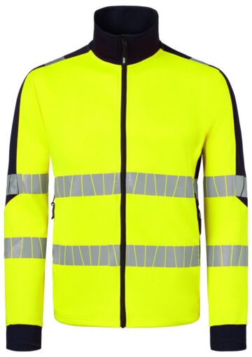 HAVEP 10081 Sweatvest High Visibility+ Fluo Geel/Marine
