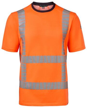 HAVEP 10082 T-Shirt RWS+ Fluo Oranje/Charcoal