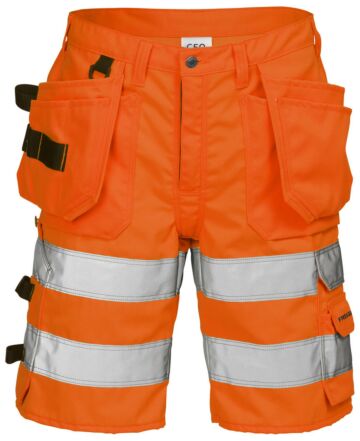 Fristads High vis korte broek klasse 2 2028 PLU Hi-Vis oranje
