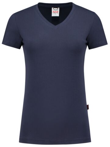 Tricorp 101008 T-Shirt V Hals Slim Fit Dames Blauw