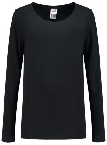 Tricorp 101010 T-Shirt Lange Mouw Dames Zwart