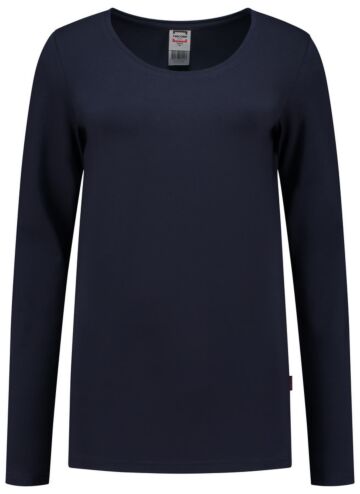 Tricorp 101010 T-Shirt Lange Mouw Dames Marineblauw