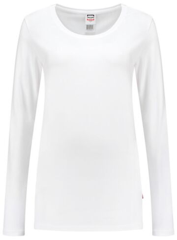 Tricorp 101010 T-Shirt Lange Mouw Dames Wit