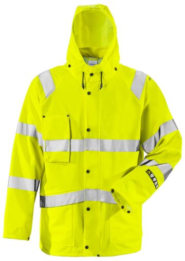 Fristads Flame high vis regenjack klasse 3 4845 RSHF Hi-Vis geel
