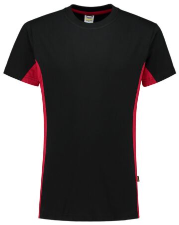 Tricorp 102004 T-Shirt Bicolor Zwart/Rood