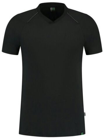 Tricorp 102701 T-shirt V-Hals RE2050 Zwart