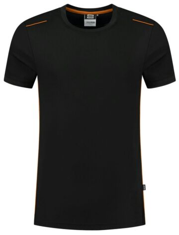 Tricorp 102703 T-shirt Accent Zwart/Oranje