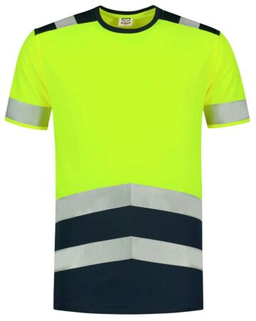 Tricorp 103006 T-shirt High Vis Bicolor Fluor Geel/Blauw
