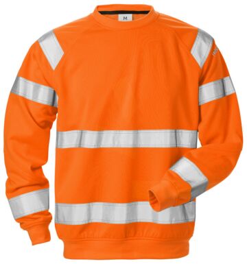 Fristads High vis sweatshirt klasse 3 7446 SHV Hi-Vis oranje