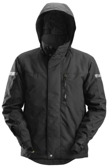 Snickers 1102 AllroundWork Waterproof 37.5® Isolerend Jack Zwart