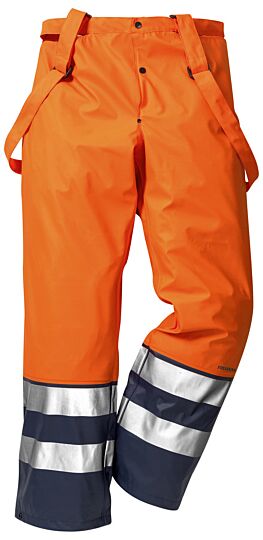 Fristads High vis regenbroek klasse 2 2625 RS Hi-Vis oranje/marineblauw