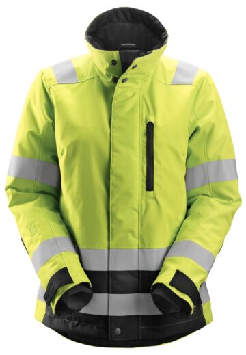 Snickers 1137 Geïsoleerde 37.5® Dameswerkjas Klasse 2/3 High-Vis Geel/Zwart
