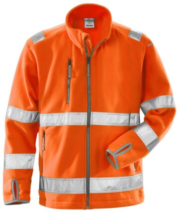 Fristads High vis fleecejack klasse 3 4400 FE Hi-Vis oranje
