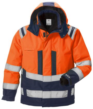 Fristads High vis Airtech® winterjack klasse 3 4035 GTT Hi-Vis oranje/marineblauw