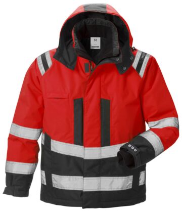 Fristads High vis Airtech® winterjack klasse 3 4035 GTT Hi-Vis rood/zwart