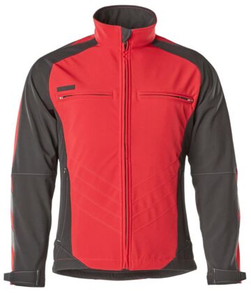 Mascot 12002-149 Softshell jas Rood/Zwart