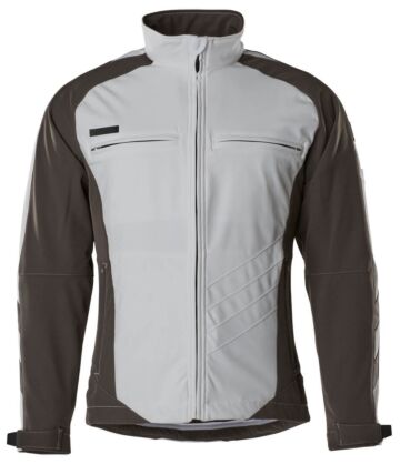 Mascot 12002-149 Softshell jas Wit/Donkerantraciet