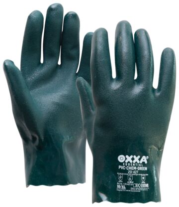 OXXA® PVC-Chem Green 20-427 handschoen groen maat 10/XL