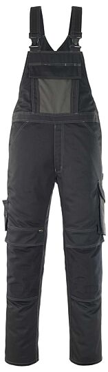 Mascot 12069-203 Amerikaanse overall met kniezakken Zwart/Donkerantraciet