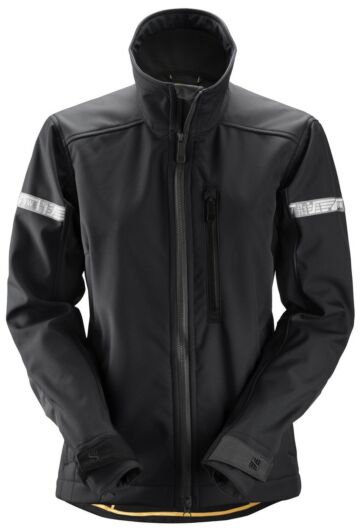 Snickers 1207 AllroundWork Dames Soft Shell Jack Zwart