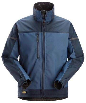 Snickers 1216 Softshell Stretch Werkjas Marineblauw/Donkermarineblauw
