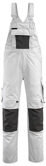 Mascot 12169-442 Amerikaanse overall met kniezakken Wit/Donkerantraciet