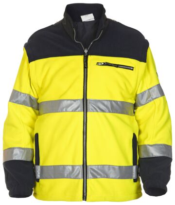 Hydrowear Feldkirchen Fleecejack Geel/Marineblauw