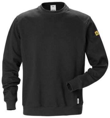 Fristads ESD sweatshirt 7083 XSM Zwart