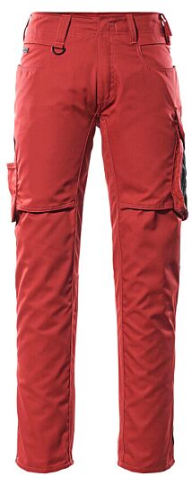 Mascot 12579-442 Broek met dijbeenzakken Rood/Zwart