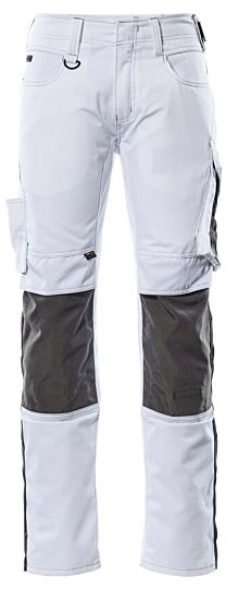 Mascot 12679-442 Broek met kniezakken Wit/Donkerantraciet