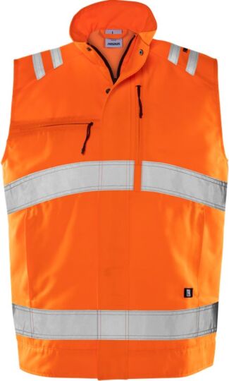 Fristads High vis Green vest klasse 2 5067 GPLU Hi-Vis Oranje