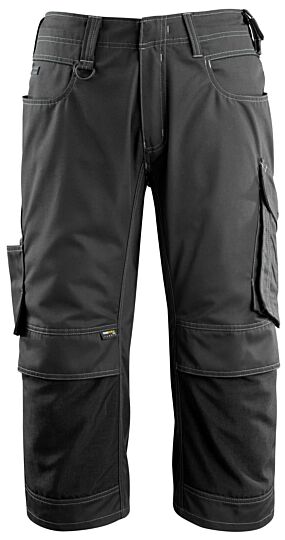 Mascot 14249-442 Driekwart broek met kniezakken Zwart