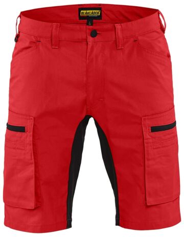Blåkläder 1449-1845 Service short stretch Rood/Zwart