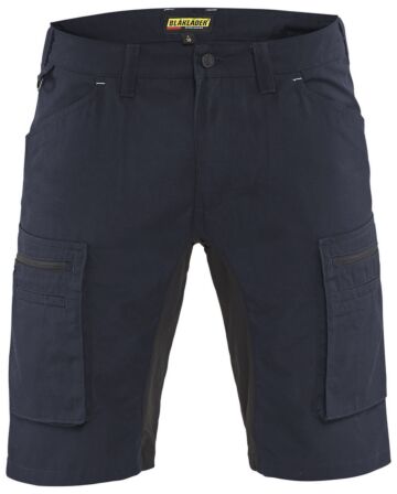 Blåkläder 1449-1845 Service short stretch Donker marineblauw/Zwart