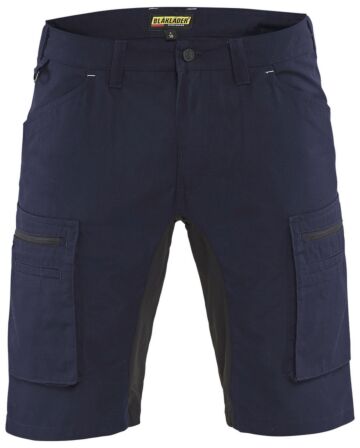 Blåkläder 1449-1845 Service short stretch Marineblauw/Zwart