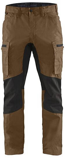 Blåkläder 1459-1845 Service werkbroek stretch Nougat/Zwart
