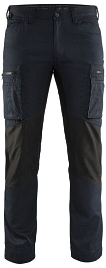 Blåkläder 1459-1845 Service werkbroek stretch Donker marineblauw/Zwart