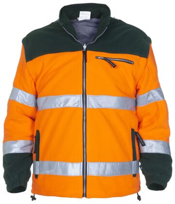 Hydrowear Fulham Fleecejack Oranje/Groen