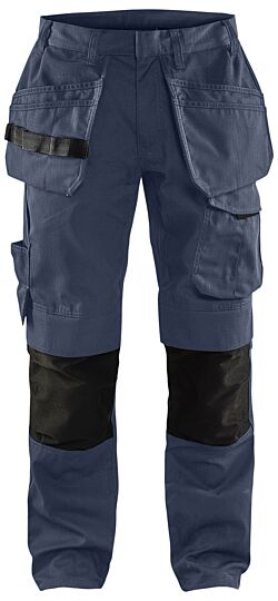 Blåkläder 1496-1330 Service werkbroek stretch met gereedschapszakken Donker marineblauw/Zwart